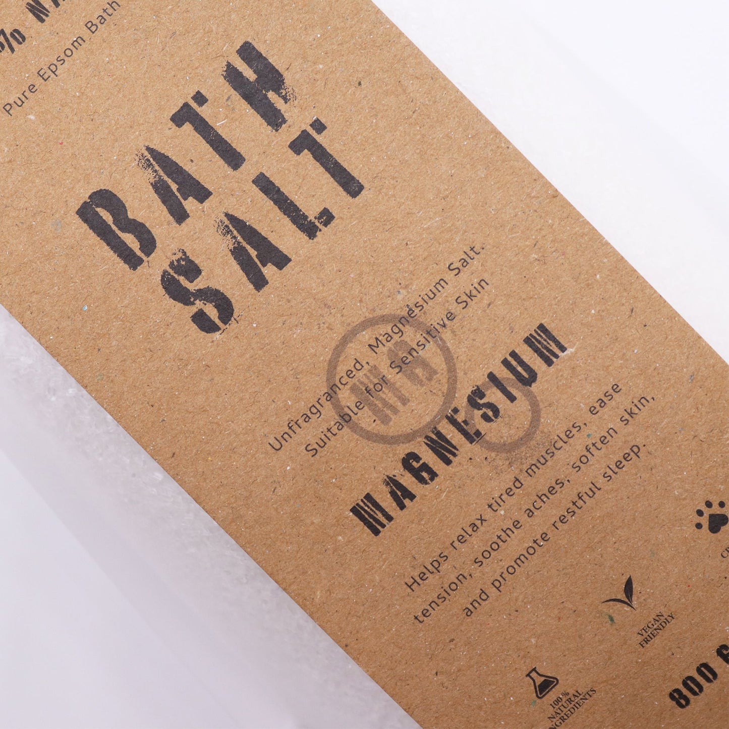 Greenman Rituals Magnesium Epsom Bath Salt Pure Formula