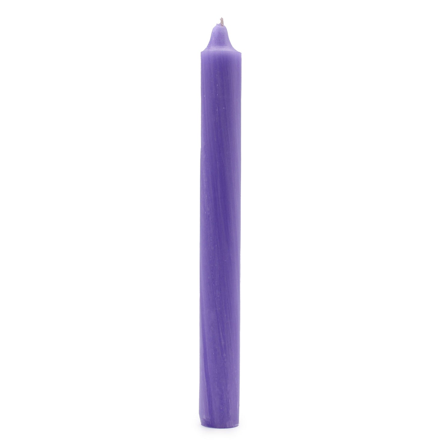 Solid Colour Dinner Candles - Rustic Lilac - Pack of 7