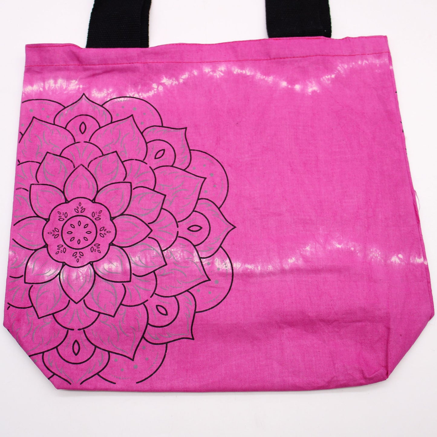 Tye-Dye Cotton Bag (6oz) - 38x42x12cm - Mandela - Magento - Black Handle