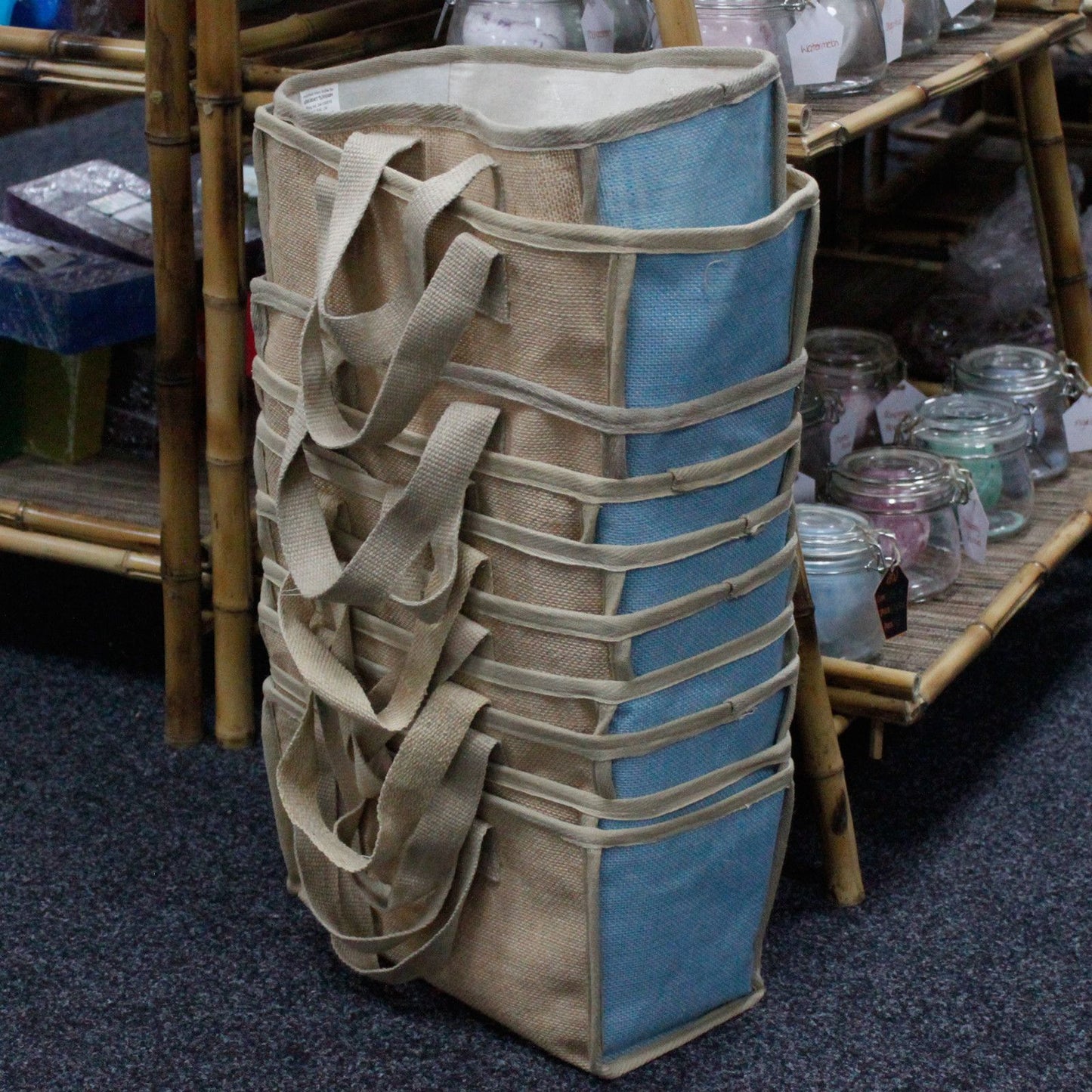 Large Shopping Basket - 33x18x20cm - Nat