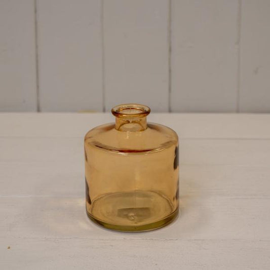 Cognac Squat Glass Bottle