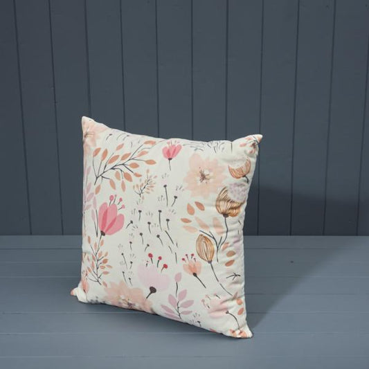 Washable Cotton Printed Cushion with Filling 45x45cm