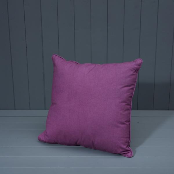 Washable Cotton Plain Cushion with Filling 45x45cm