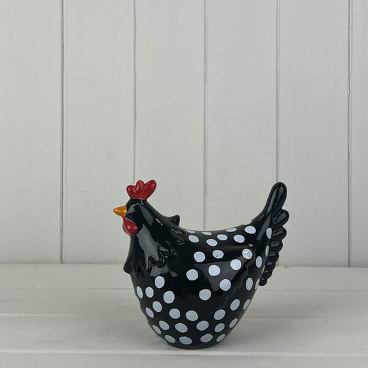 Black Speckled Chicken Td15.6X9.2cm H13.3cm