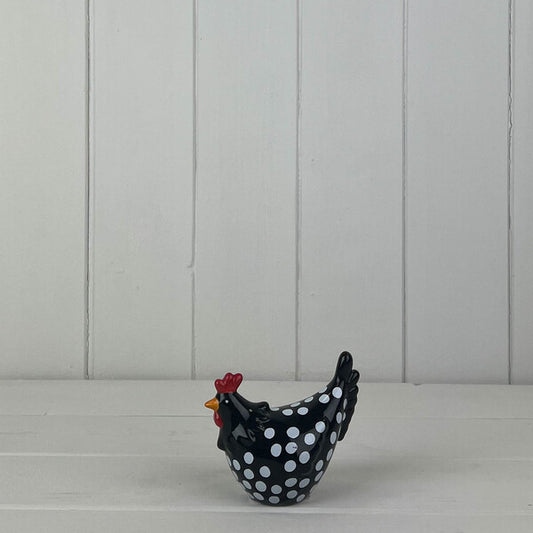 Black Speckled Chicken TD9.2x5.4cm H7.9cm