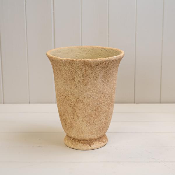 Clay Cement Urn Pot TD18.5xH23cm