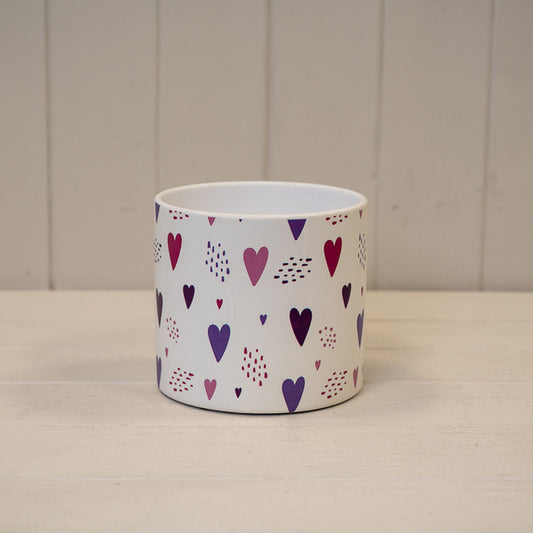 Love Heart Pot 13.8cm H12.5cm L13.8cm W13.8cm Weight-138g