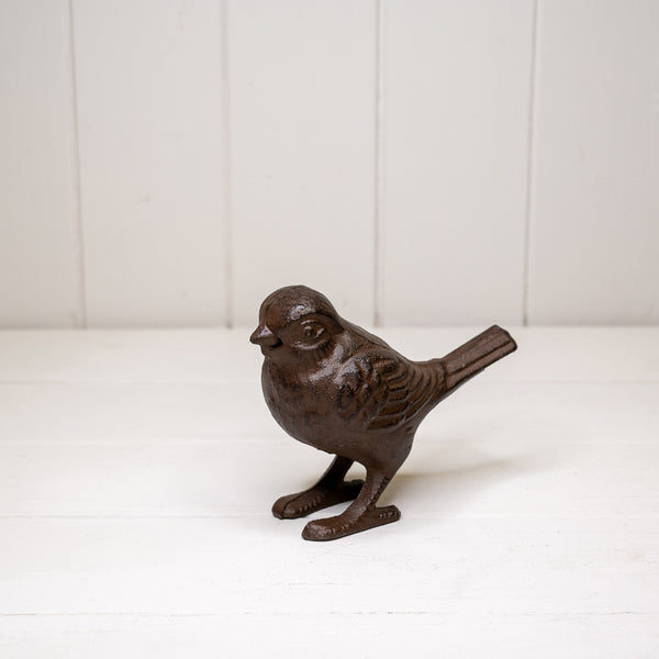 Cast iron bird 15x6x10cm