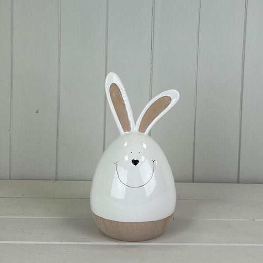 Ceramic White Rabbit H22.5cm D12.2cm Weight-589g