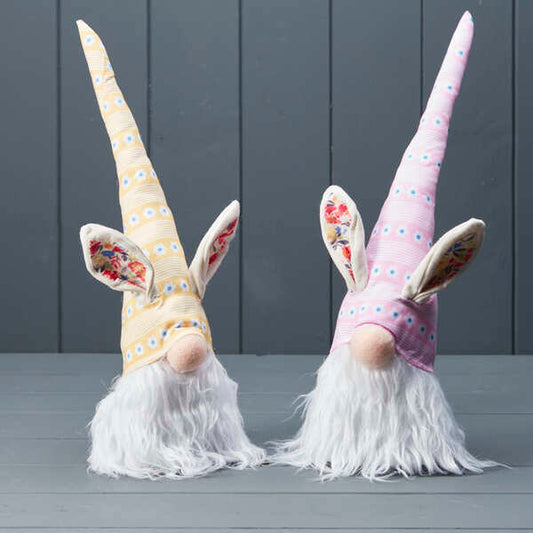 Mixed Yellow And Pink Gonks H36 W13 D10