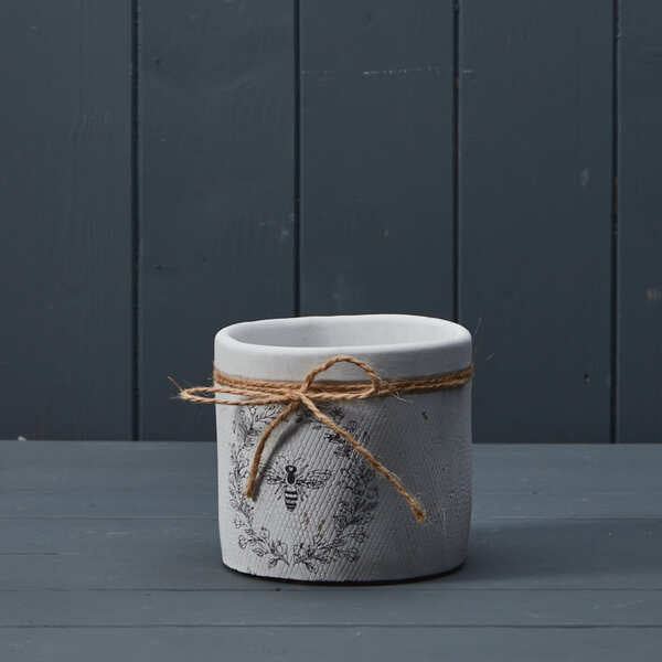 White Bee Pot H11cm