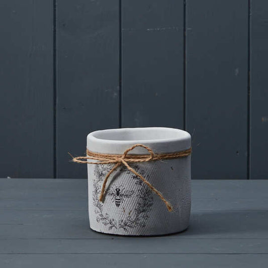 White Bee Pot H11cm