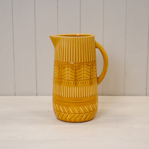 Yellow Ceramic Jug