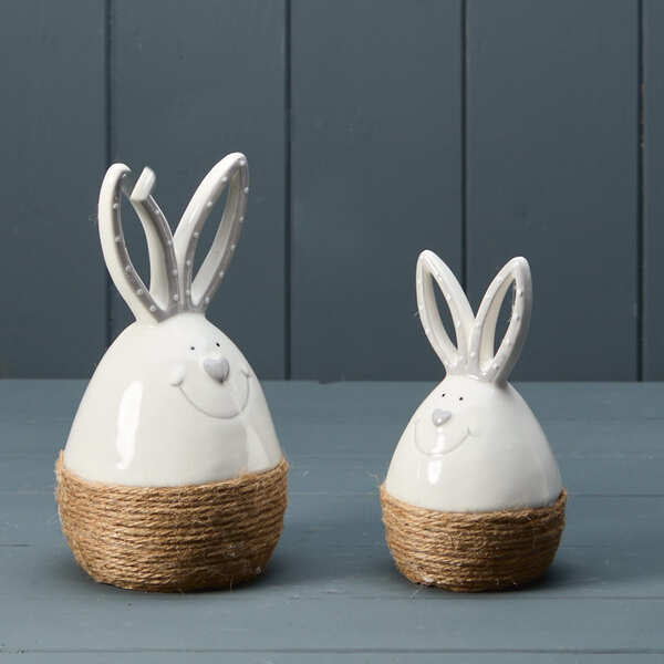 Ceramic Rabbit Egg H17.5