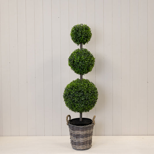 Artificial Boxwood Ball in Pot