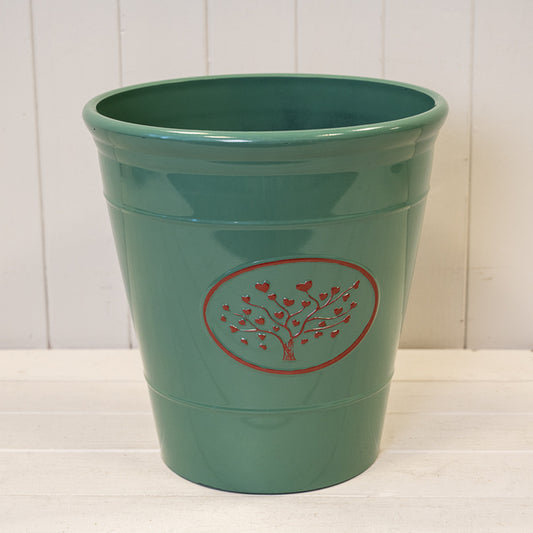 Green Round Love Heart Tree Recycled Plastic Planter