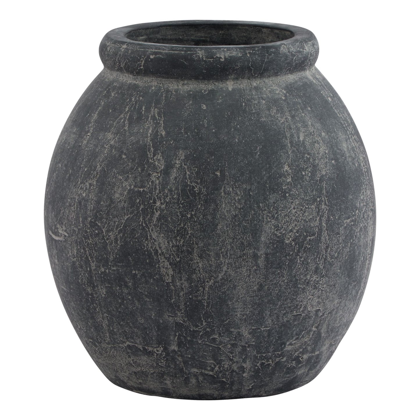 Amalfi Grey Jar Shaped Planter