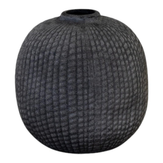 Grey Small Textured Vase
