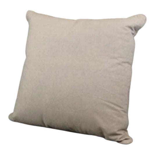 Washable Cotton Plain Cushion with Filling 45x45cm
