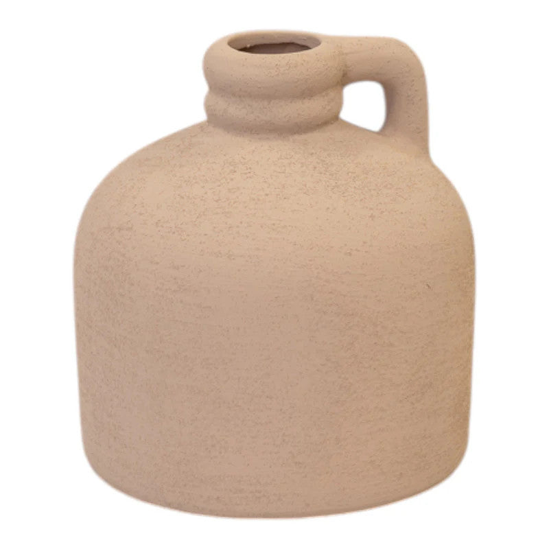 Tan Textured Small Vase