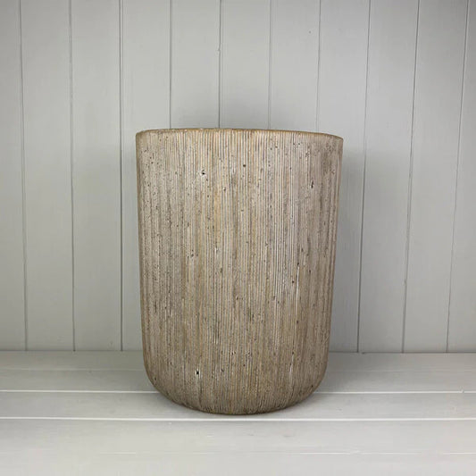 Pebble Stone Cylinder Vase