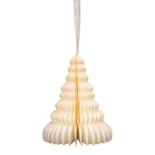 Hanging Handmade Antique White Tree Paper Decoration