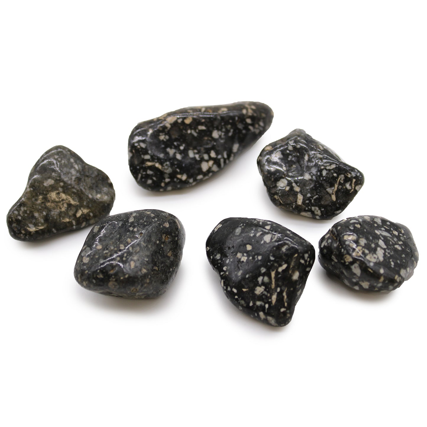 African Tumble Stones - Guinea Fowl