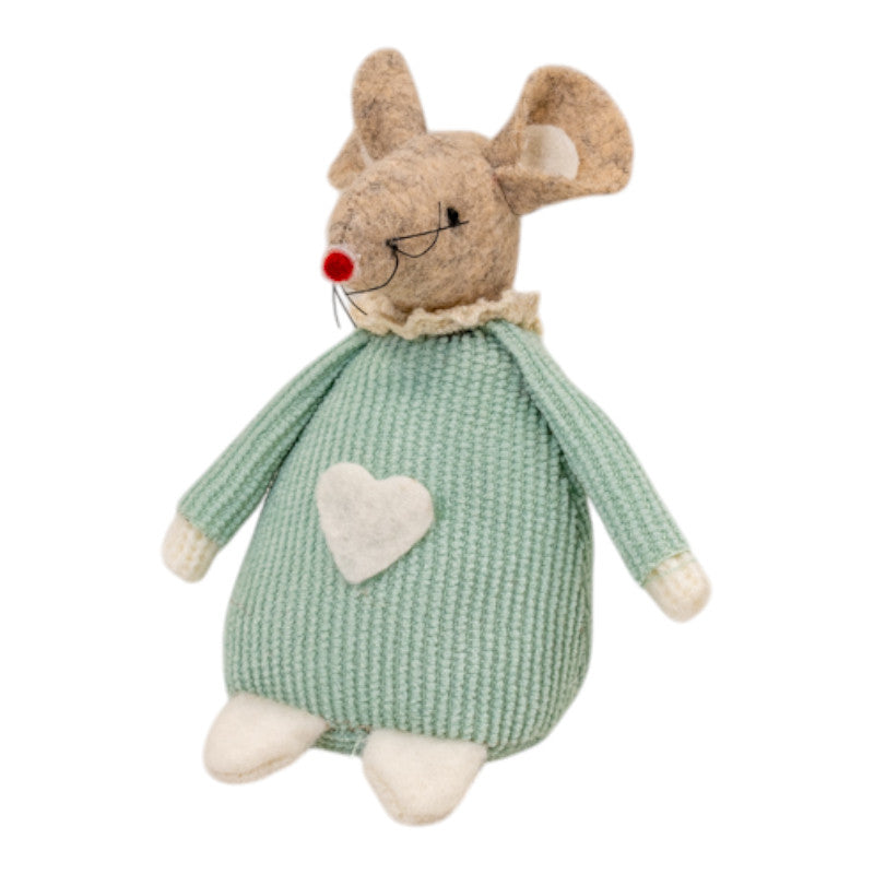 Short Green Fabric Mouse