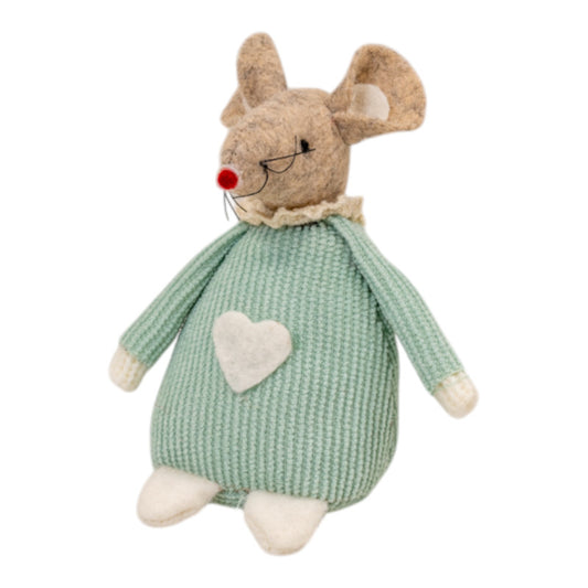 Short Green Fabric Mouse