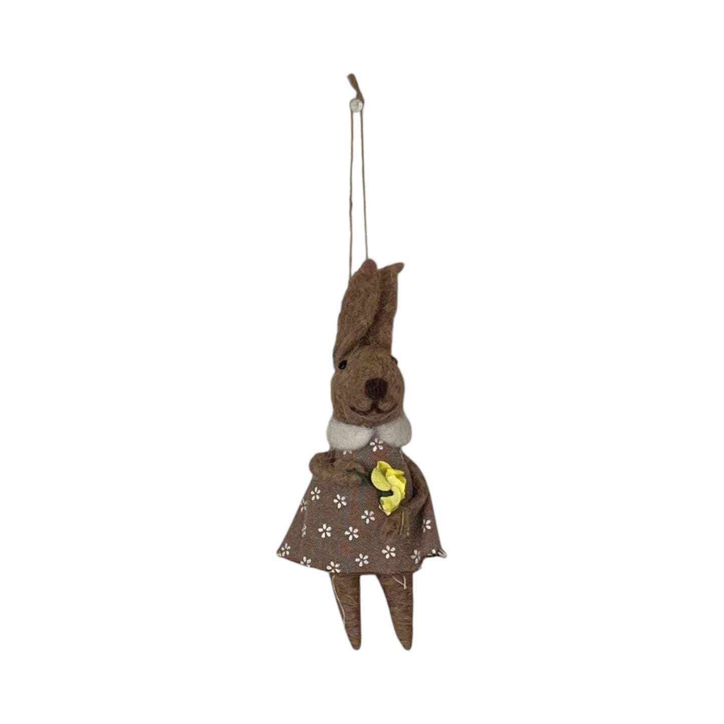 Hanging Wool Rabbit 14 cm