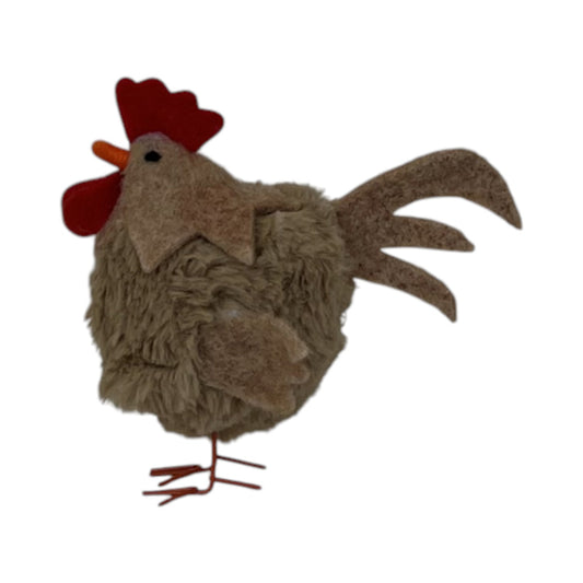 Beige Freestanding Chicken 13X7X15cm  Weight-23G