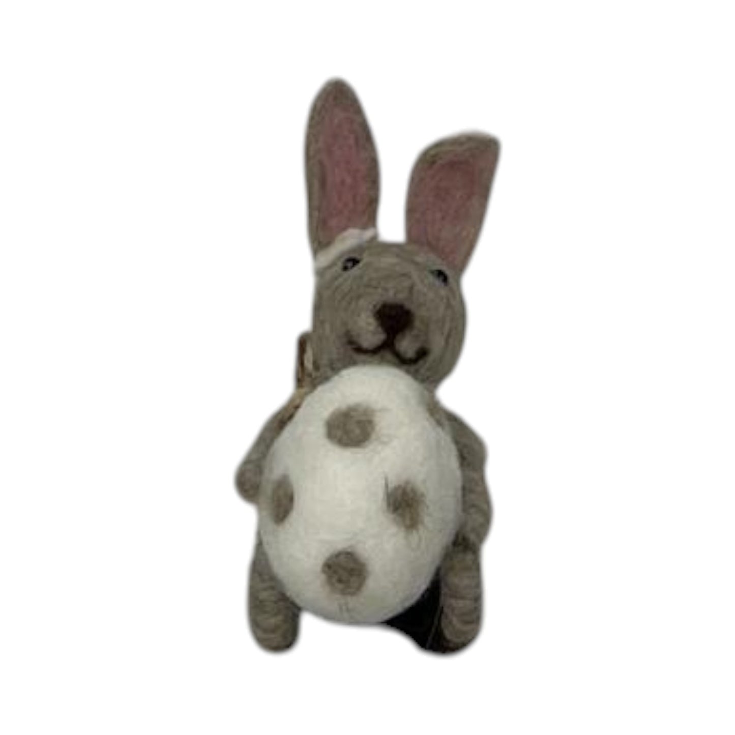 Rabbit Sat With Egg 10X7X13cm  Weight-16G
