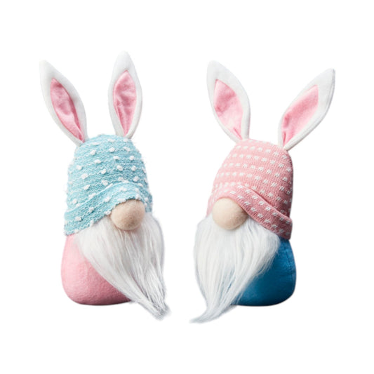 Mixed Pink And Blue Rabbit Gonks H29 W12 D10