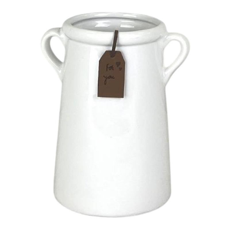 White Vase 14cm