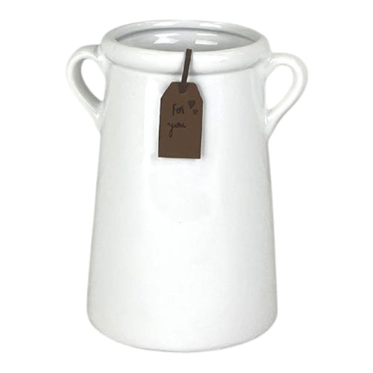 White Vase 14cm