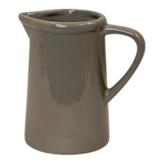 Large Grey Ceramic Jug