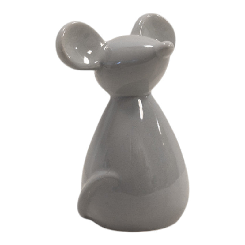 Medium Grey Ceramic Mouse