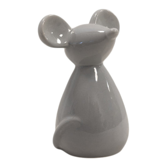 Medium Grey Ceramic Mouse