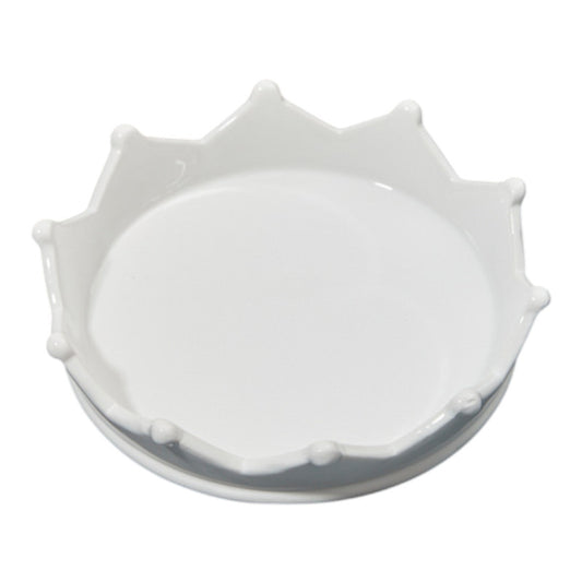 White Ceramic Crown Tray