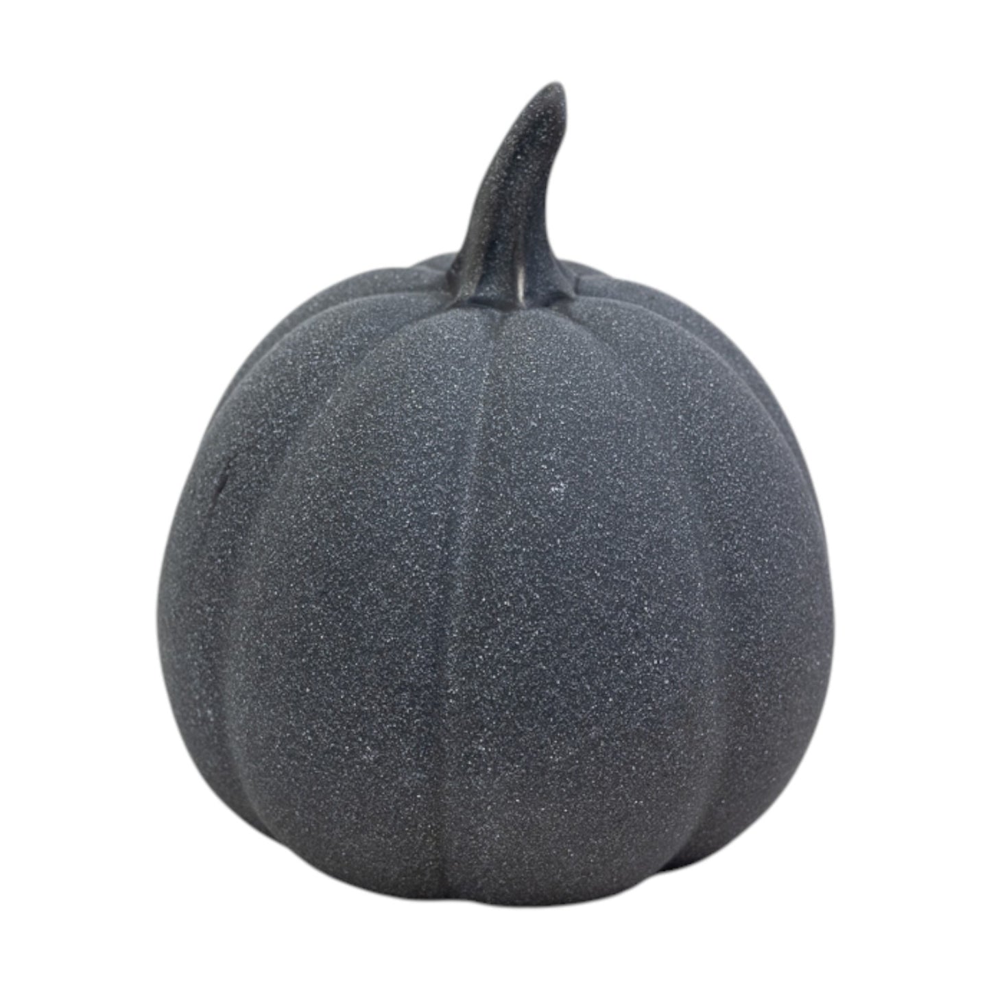 Black Ceramic Textured Pumpkin