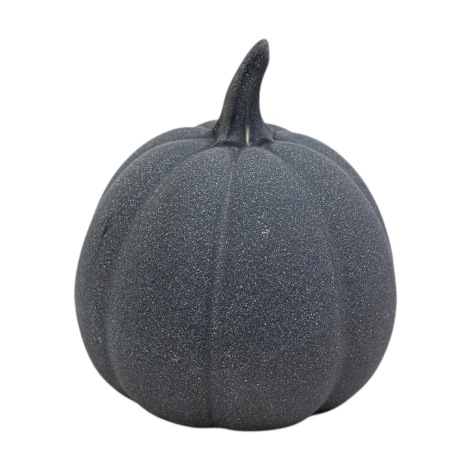 Black Ceramic Textured Pumpkin