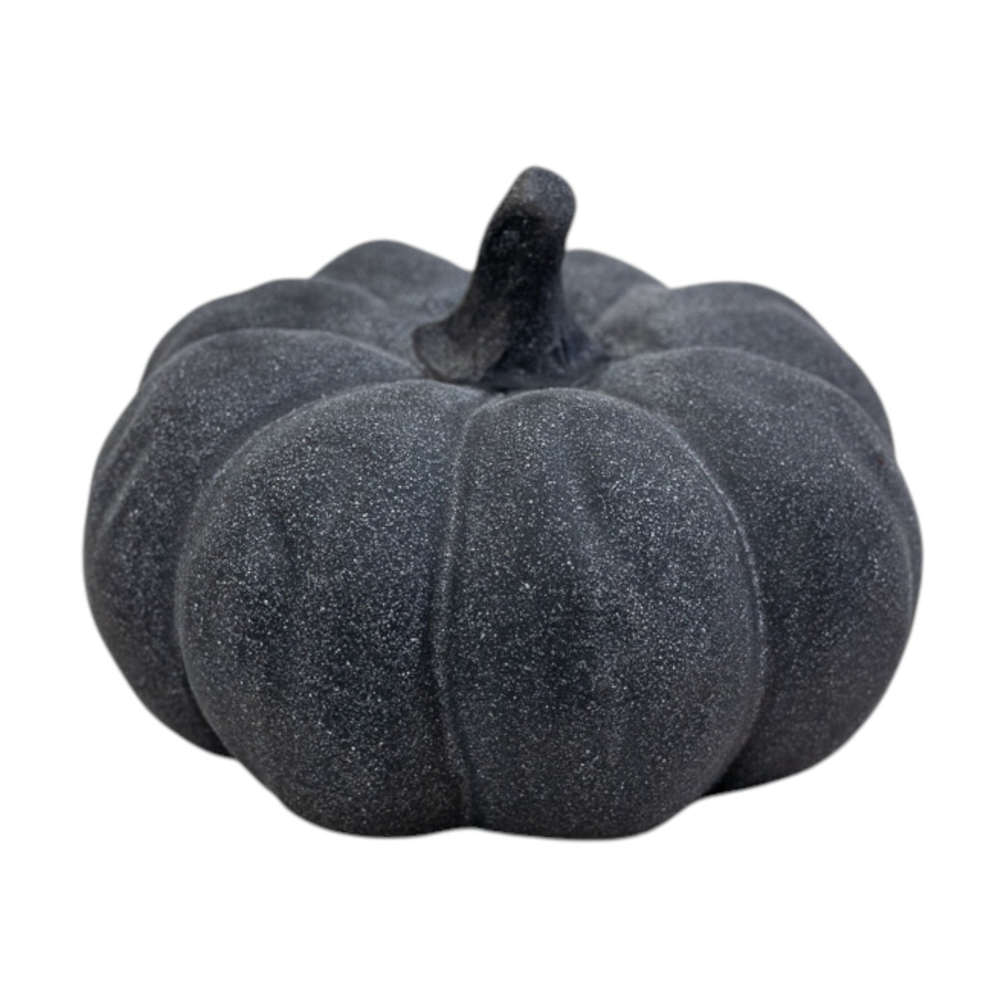Black Ceramic Textured Pumpkin
