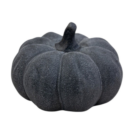 Black Ceramic Textured Pumpkin