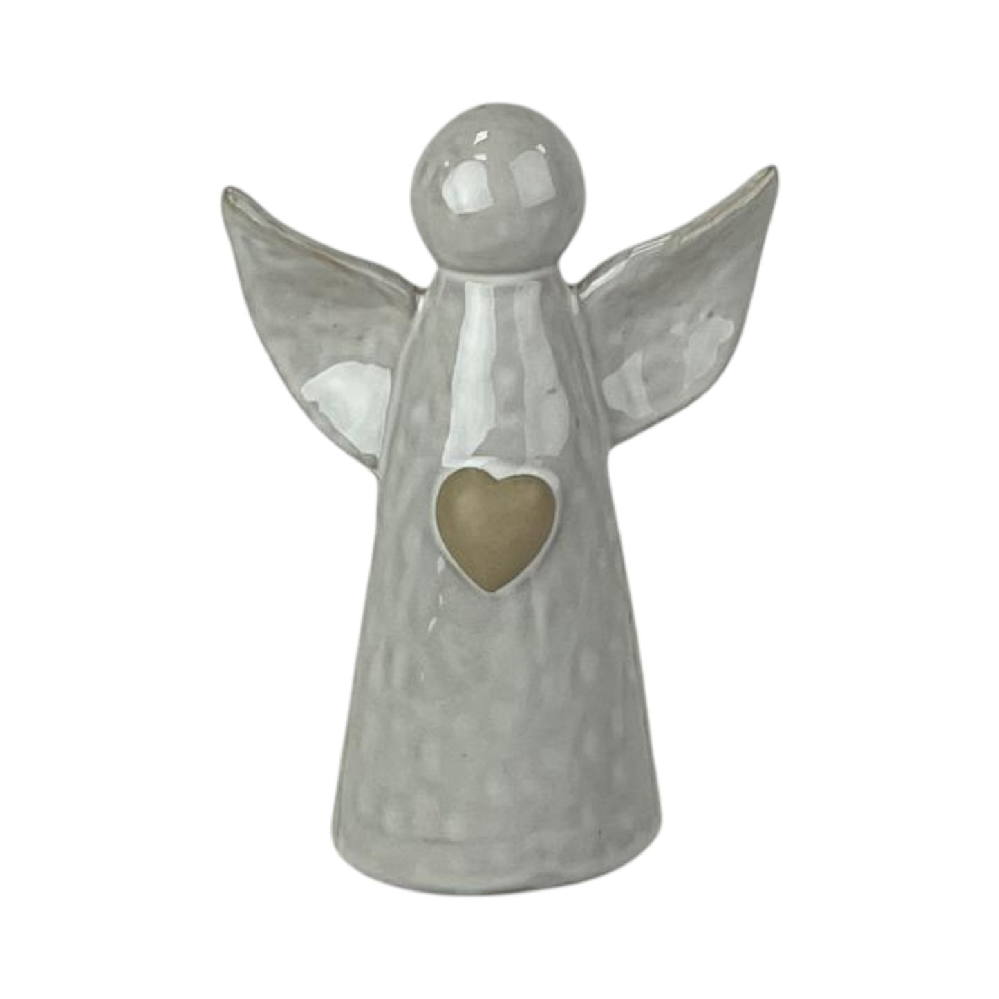 White Ceramic Angel Ornament