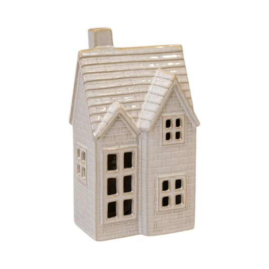 Large Ceramic Tiled Led House . 6 Hour Timer