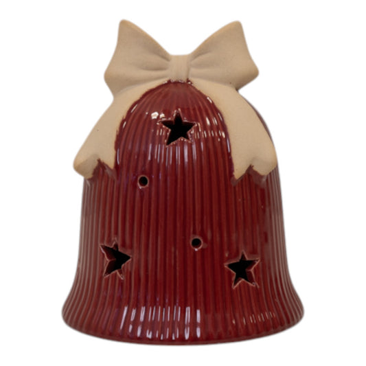 Red Ceramic Bell with LED