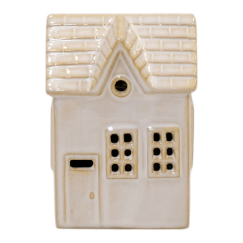 Ceramic LED house. 6 hour timer in Neutral