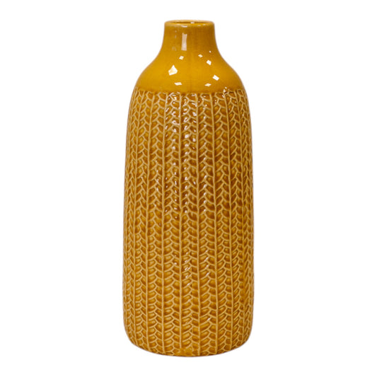 Yellow Ceramic Vase