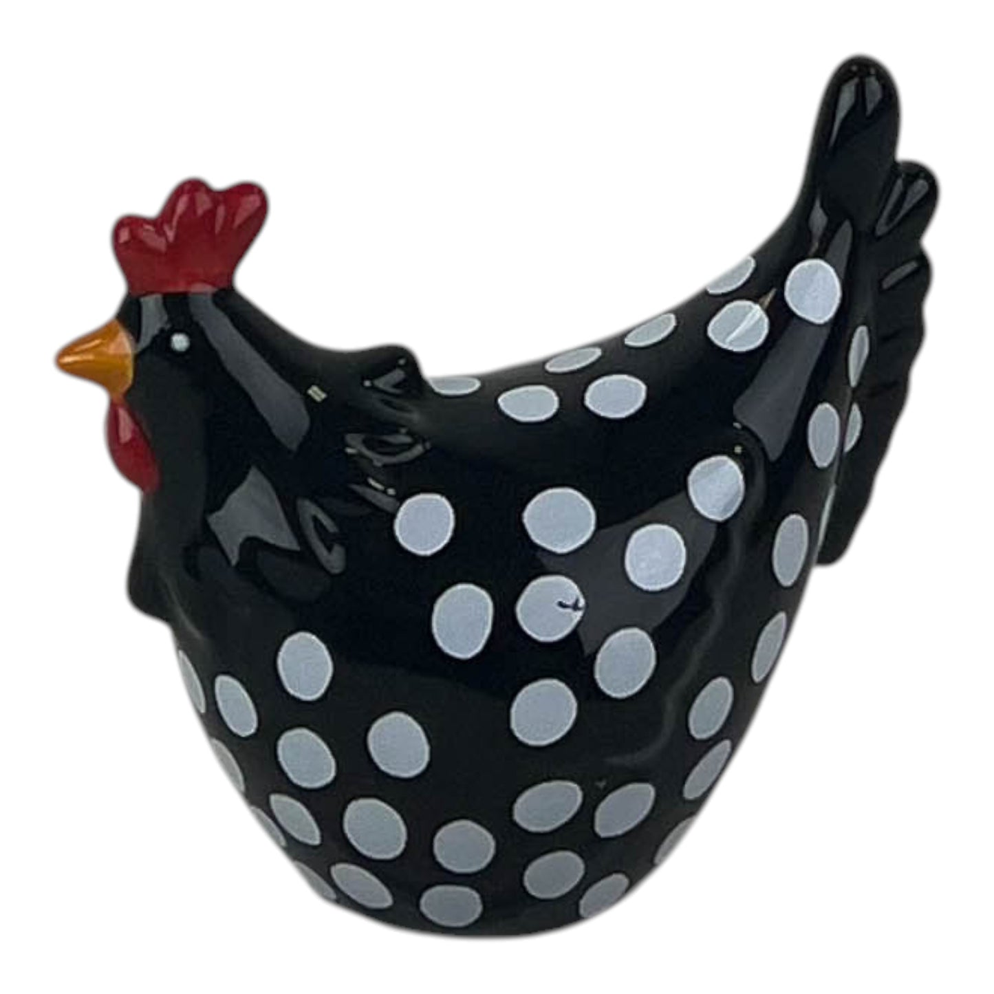 Black Speckled Chicken TD9.2x5.4cm H7.9cm
