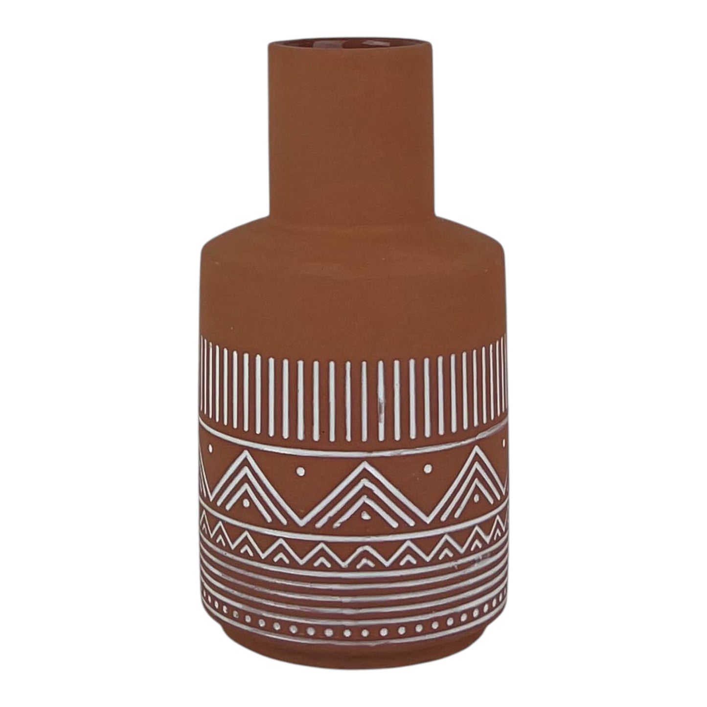 Small Terracotta Style Vase (20cm)